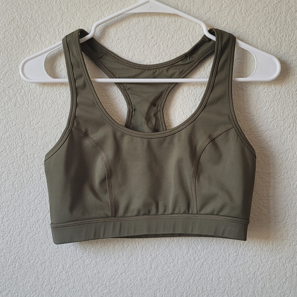 Wolf & Whistle Green Sports Bra Size 8